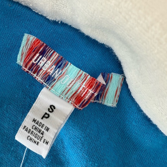 Urban Outfitters Blue Terrycloth V-Neck Polo Dress Small NEW Retro. 1006 - Picture 4 of 4